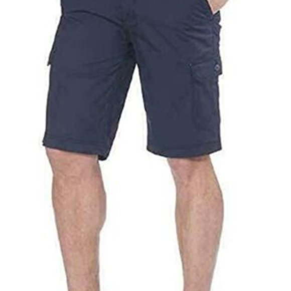 New with tags Wear First Men's Belted Cargo Shorts in NAVY - Picture 2 of 9
